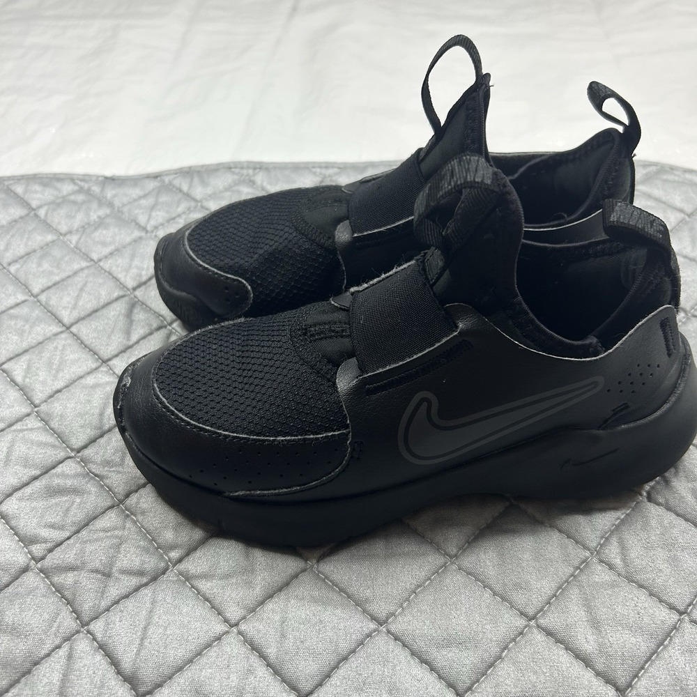 Nike Flex Runner 3 Slip-On Sneakers - Triple Black - Size 13.5C